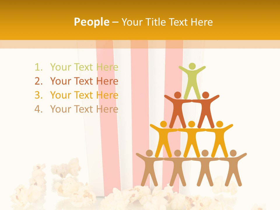 White Ticket Healthy PowerPoint Template