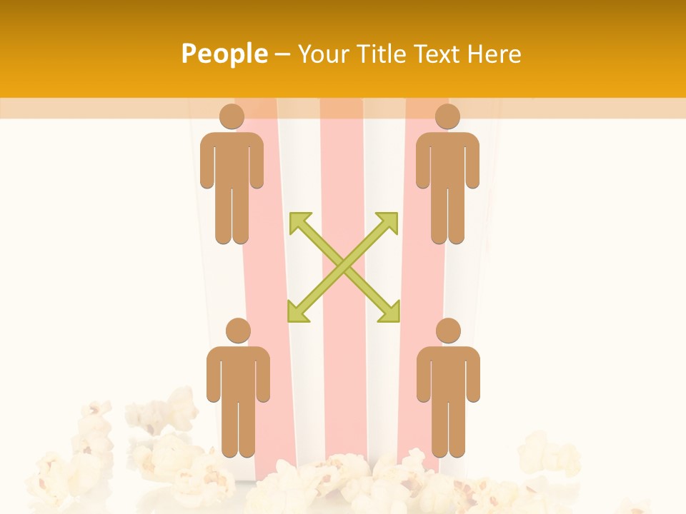 White Ticket Healthy PowerPoint Template