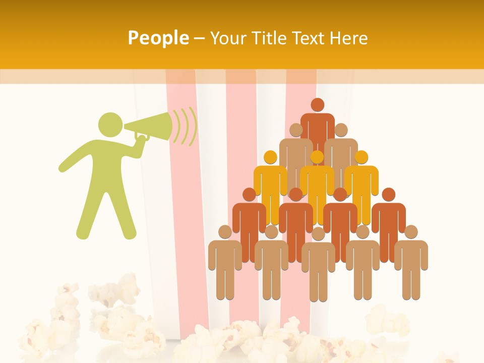 White Ticket Healthy PowerPoint Template