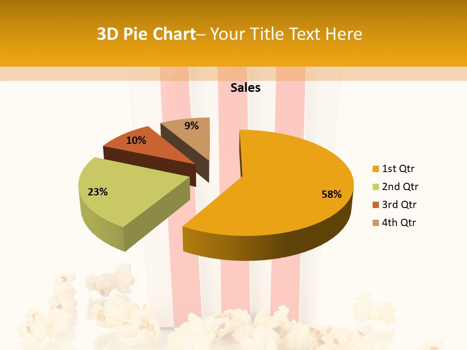 White Ticket Healthy PowerPoint Template