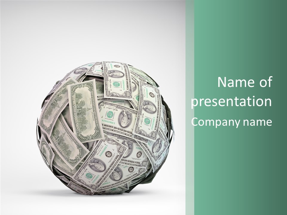 Pay Wealth Heap PowerPoint Template