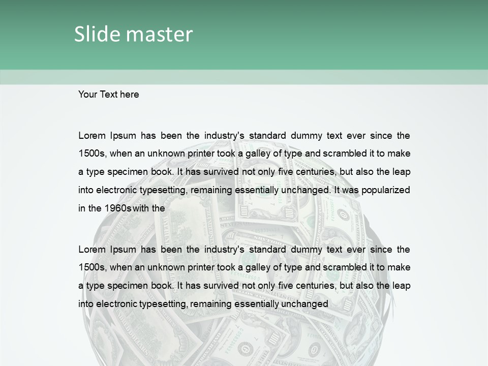 Pay Wealth Heap PowerPoint Template