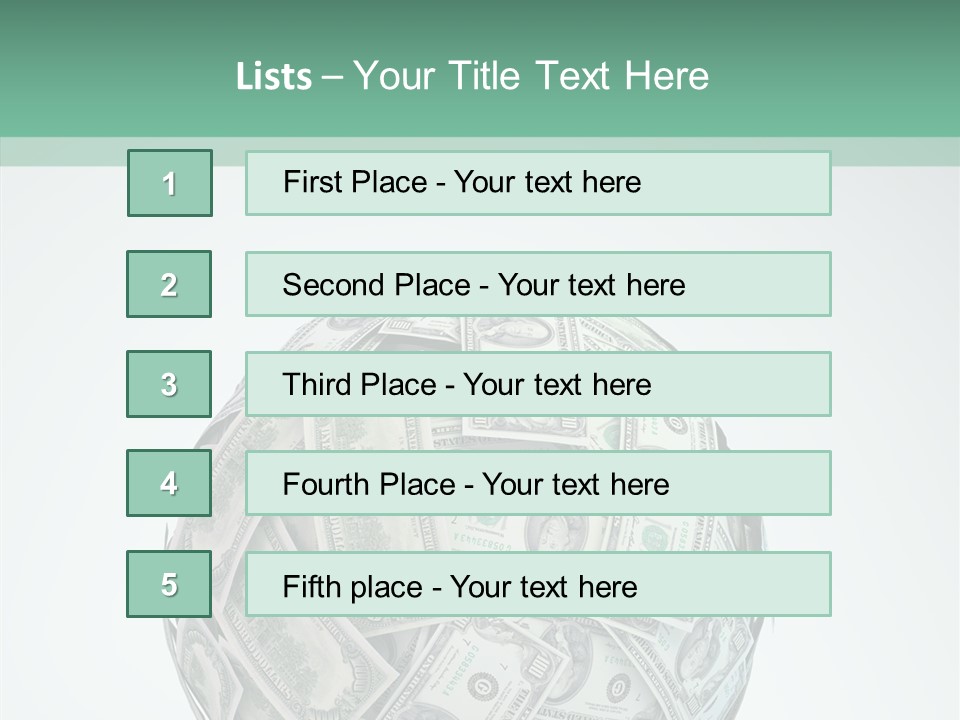 Pay Wealth Heap PowerPoint Template