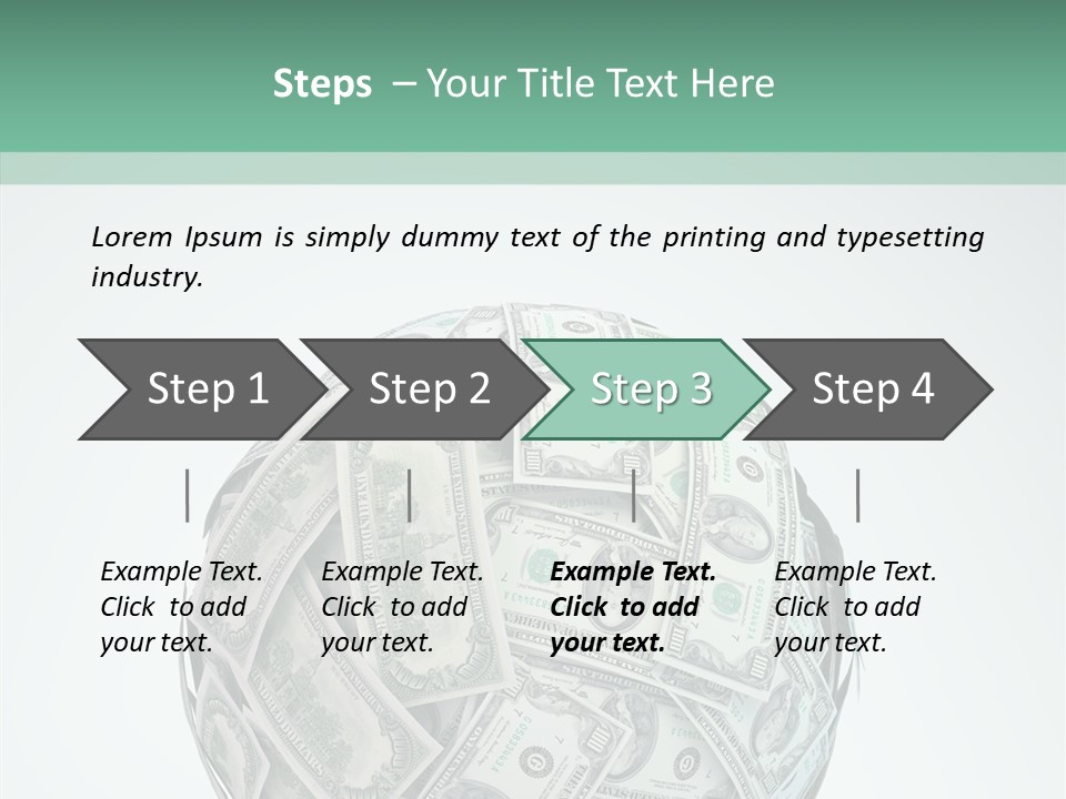 Pay Wealth Heap PowerPoint Template