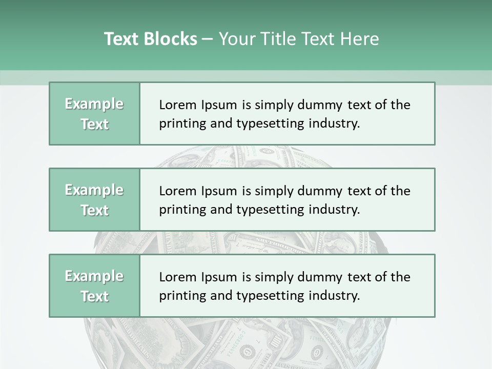 Pay Wealth Heap PowerPoint Template