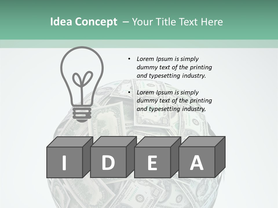 Pay Wealth Heap PowerPoint Template