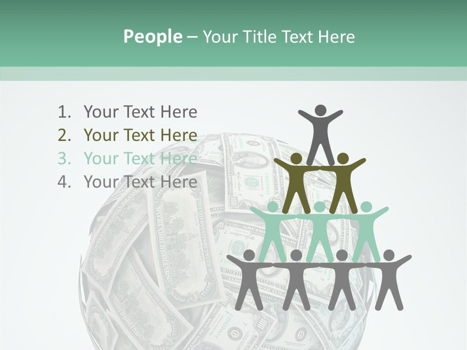 Pay Wealth Heap PowerPoint Template