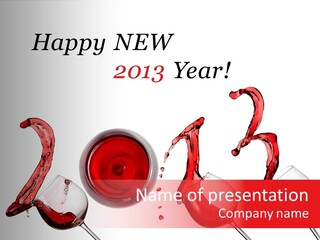 Drink Two Tem PowerPoint Template