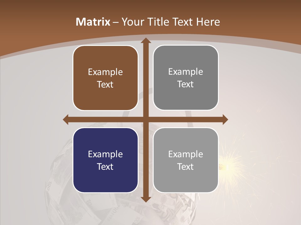 Symbol Risk Currency PowerPoint Template