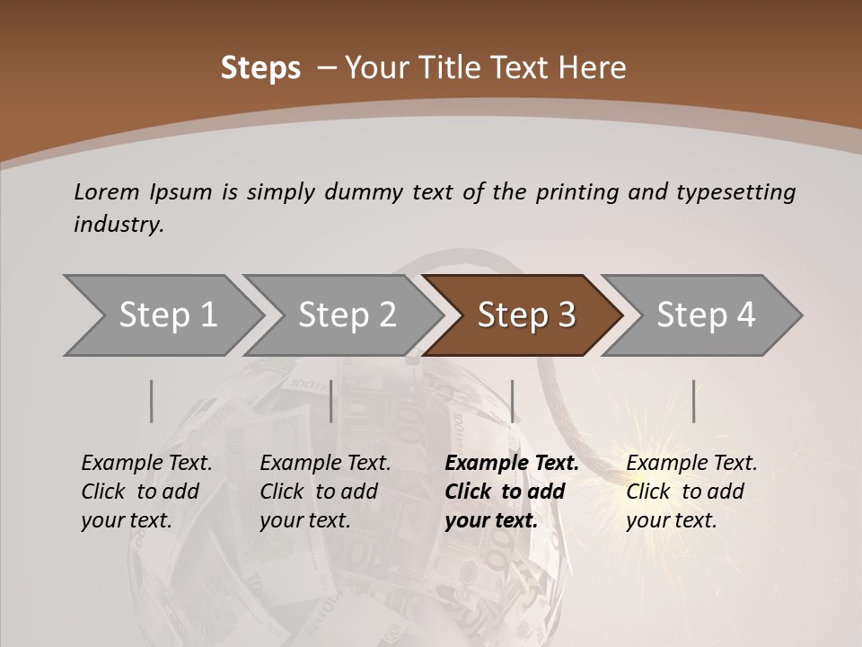 Symbol Risk Currency PowerPoint Template