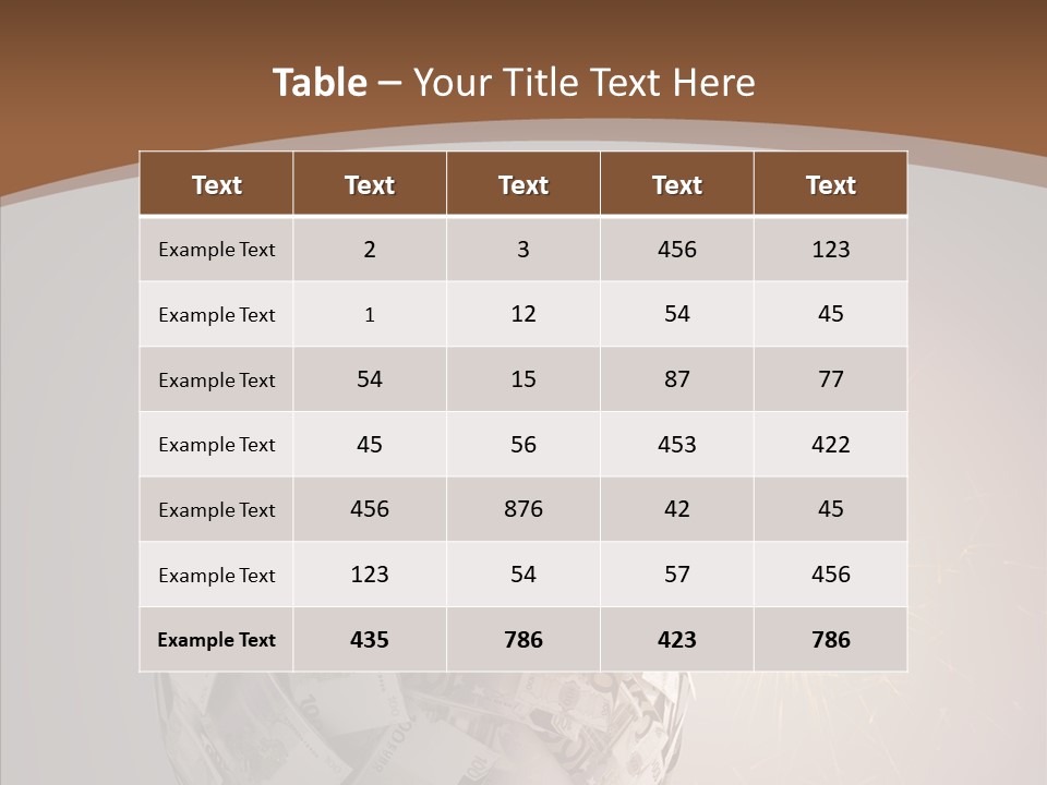 Symbol Risk Currency PowerPoint Template
