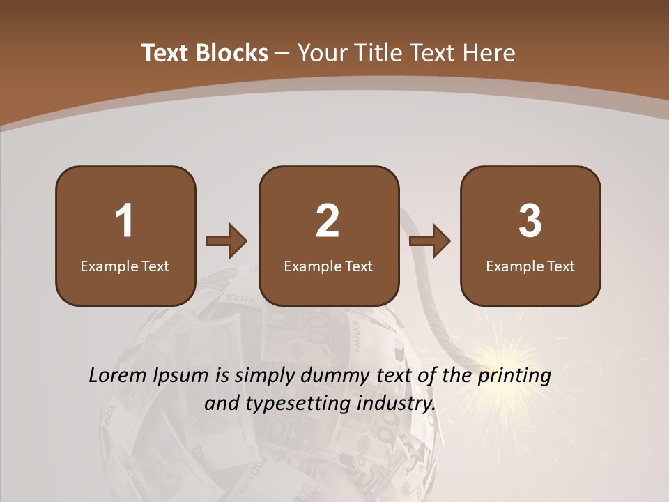 Symbol Risk Currency PowerPoint Template