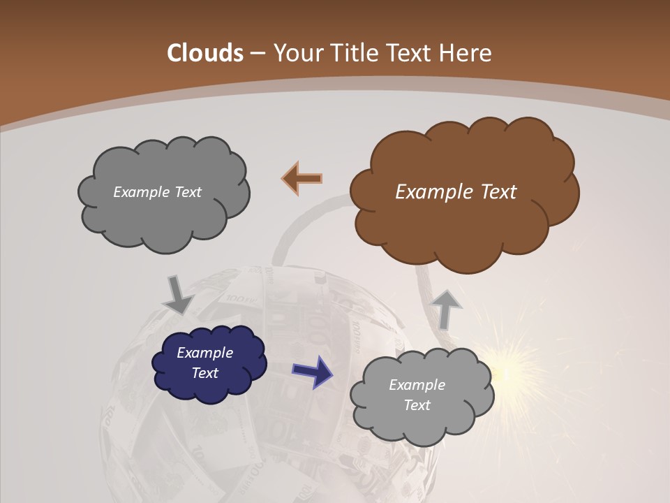 Symbol Risk Currency PowerPoint Template