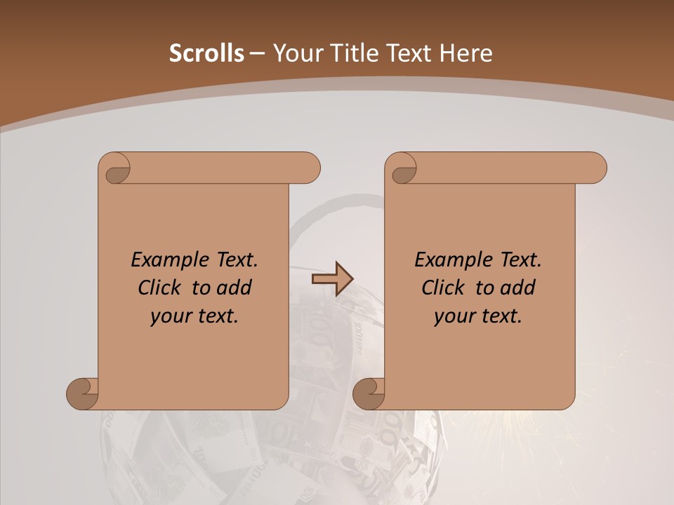 Symbol Risk Currency PowerPoint Template