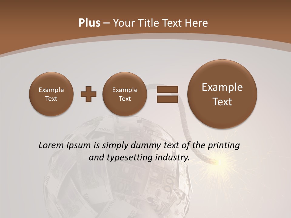 Symbol Risk Currency PowerPoint Template