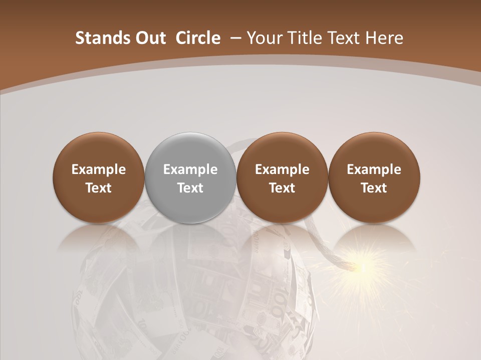 Symbol Risk Currency PowerPoint Template