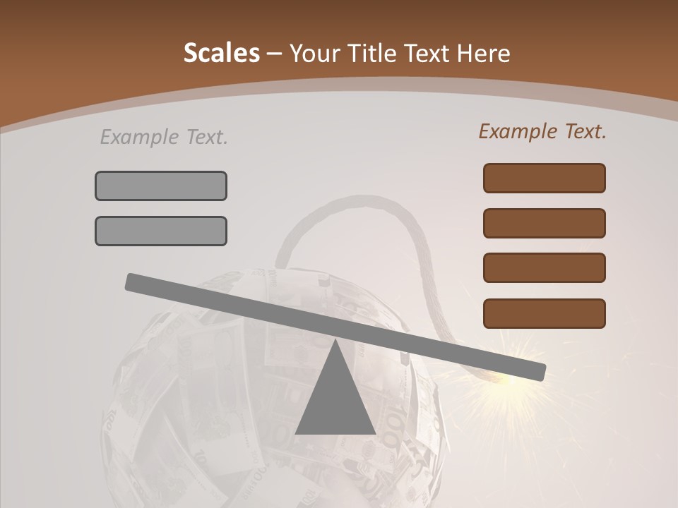 Symbol Risk Currency PowerPoint Template