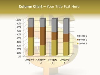 Icon Exchange Gold PowerPoint Template