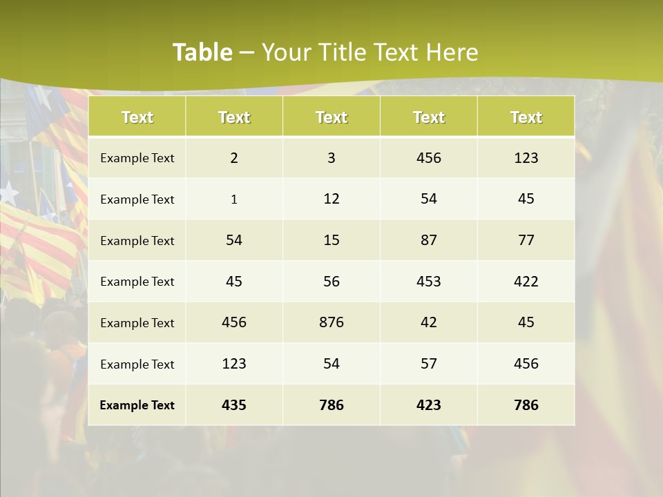 Independentist City Estelada PowerPoint Template