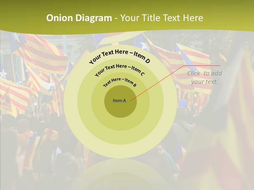 Independentist City Estelada PowerPoint Template