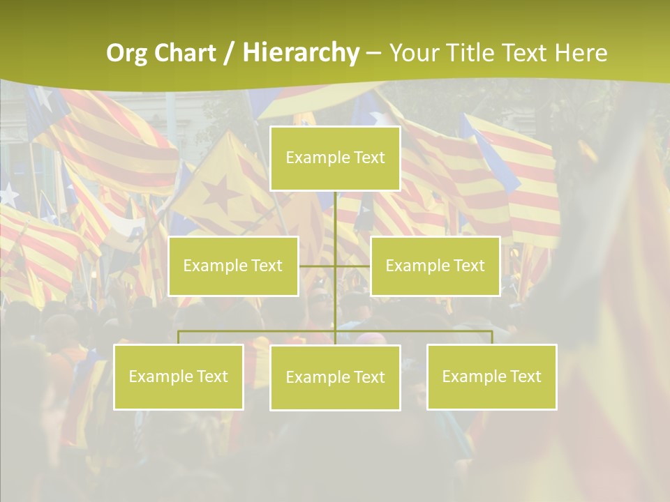 Independentist City Estelada PowerPoint Template