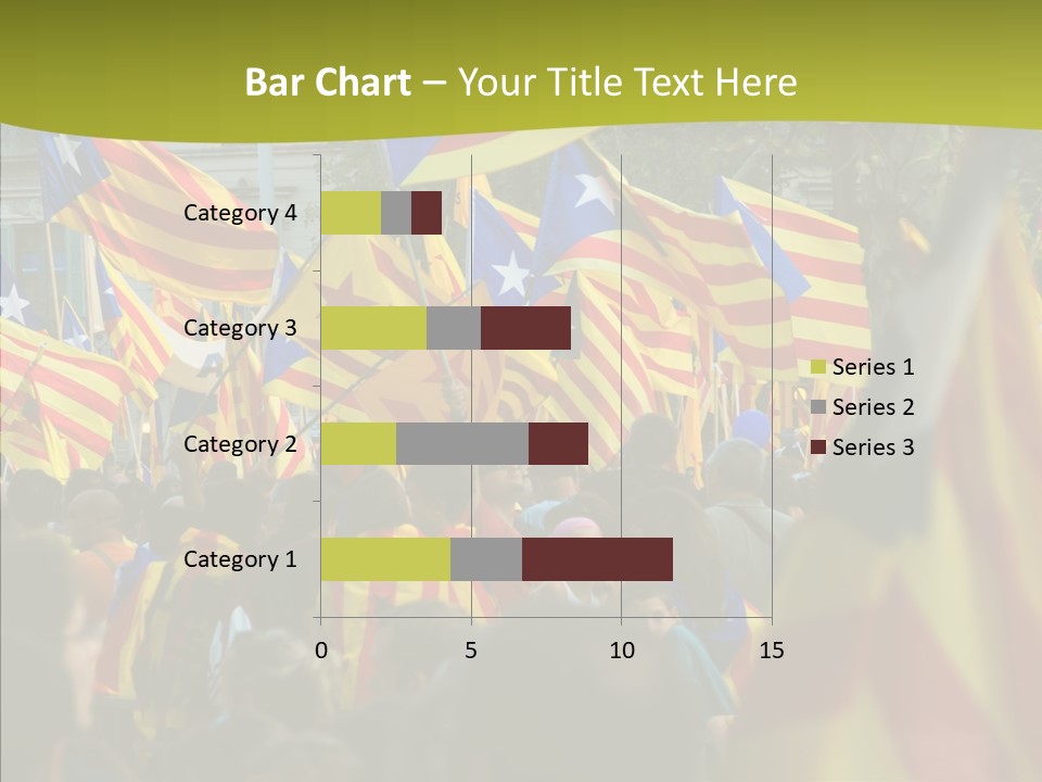 Independentist City Estelada PowerPoint Template