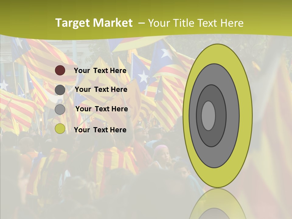 Independentist City Estelada PowerPoint Template