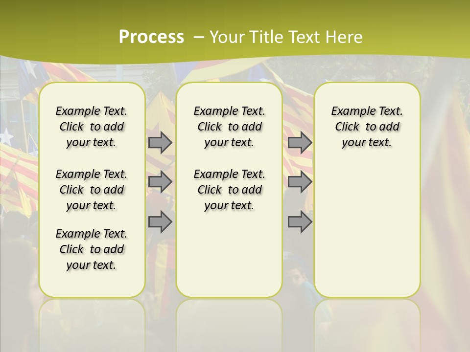 Independentist City Estelada PowerPoint Template