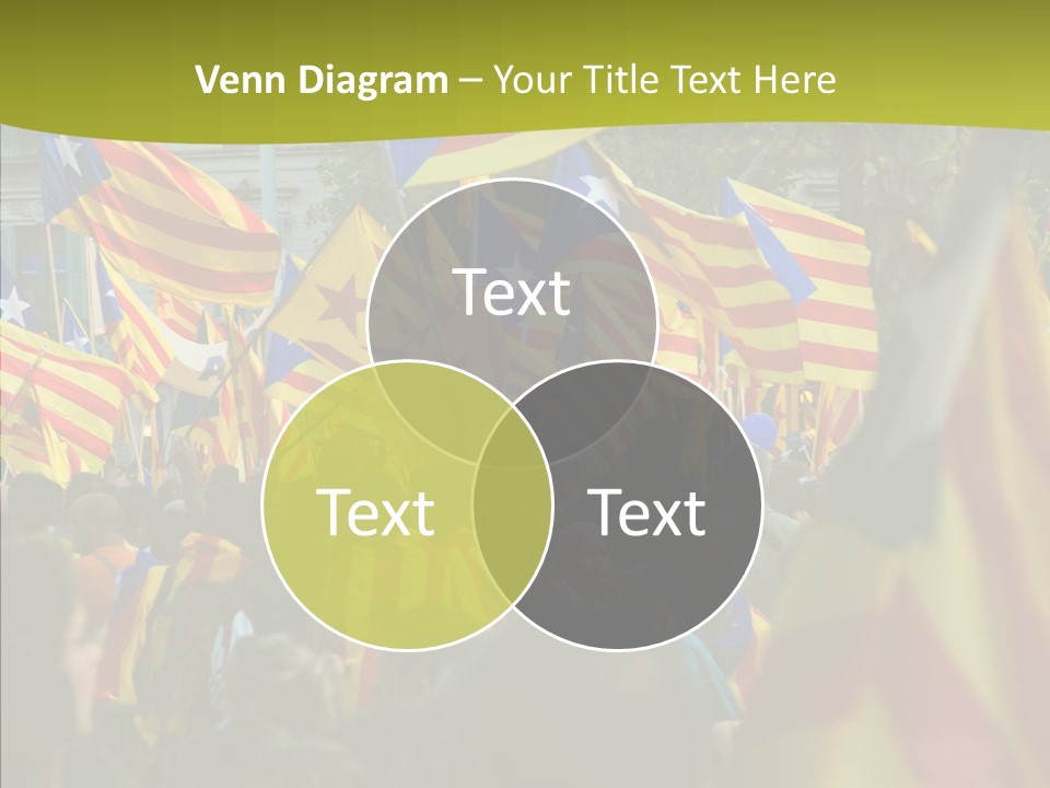 Independentist City Estelada PowerPoint Template