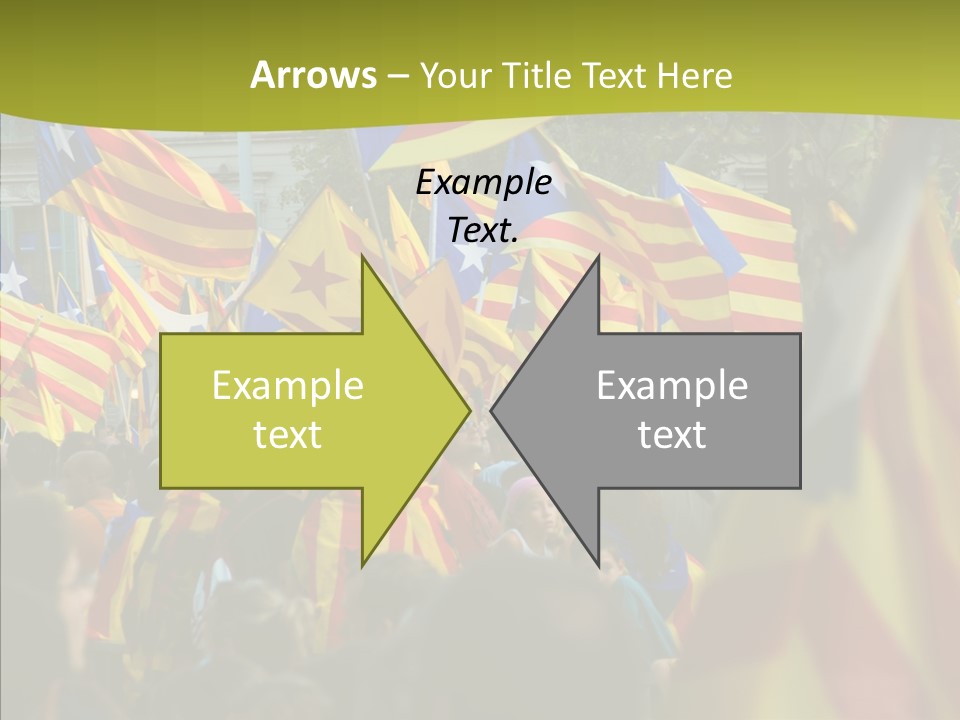 Independentist City Estelada PowerPoint Template