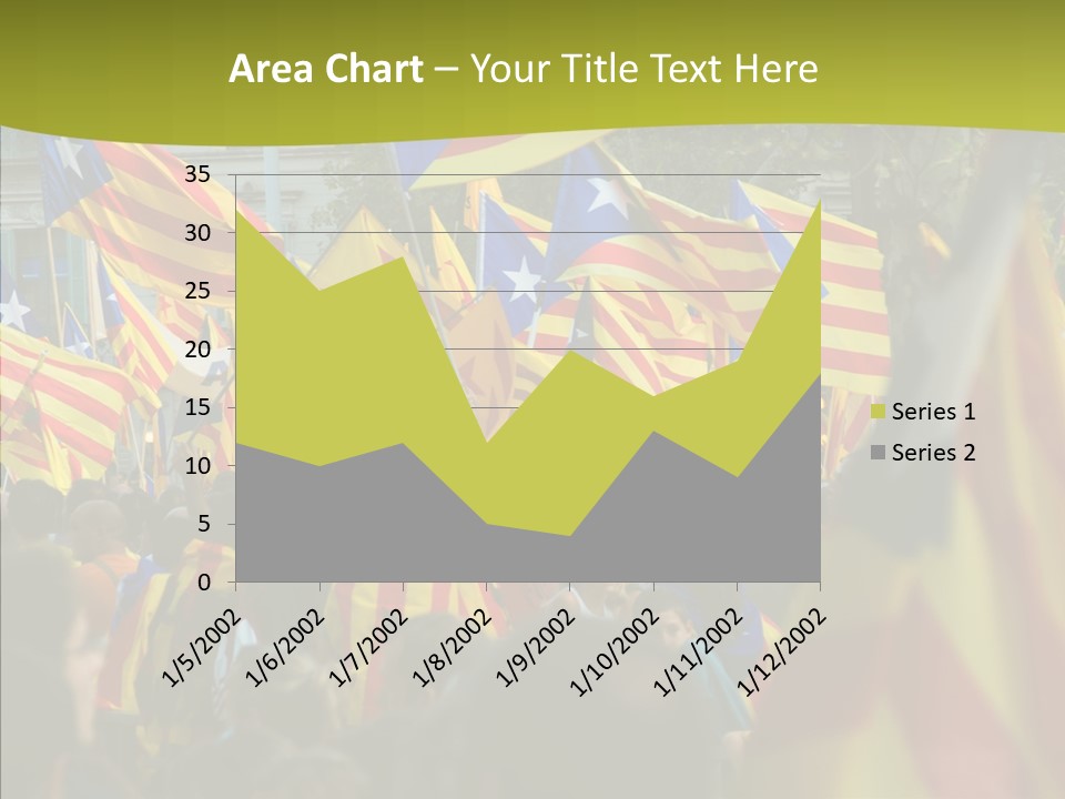 Independentist City Estelada PowerPoint Template