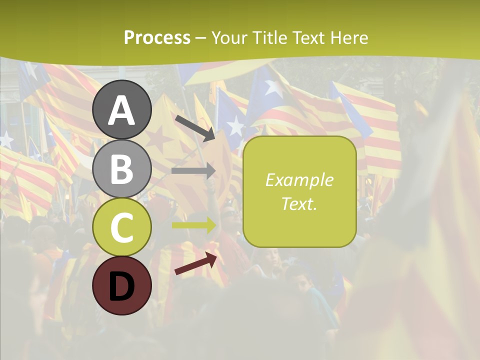 Independentist City Estelada PowerPoint Template