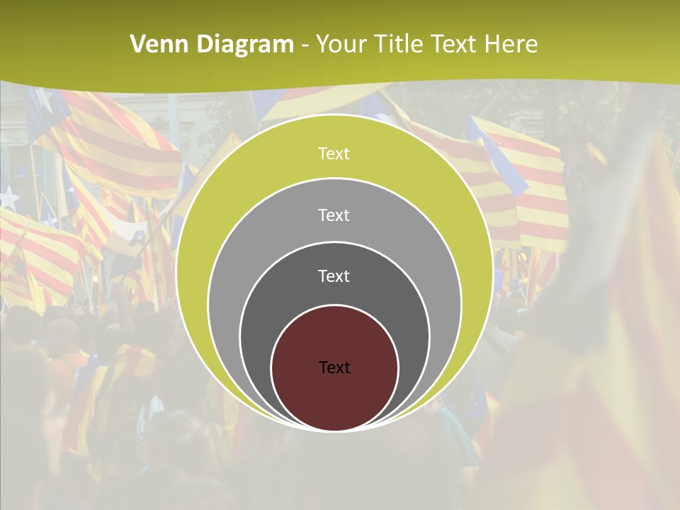 Independentist City Estelada PowerPoint Template