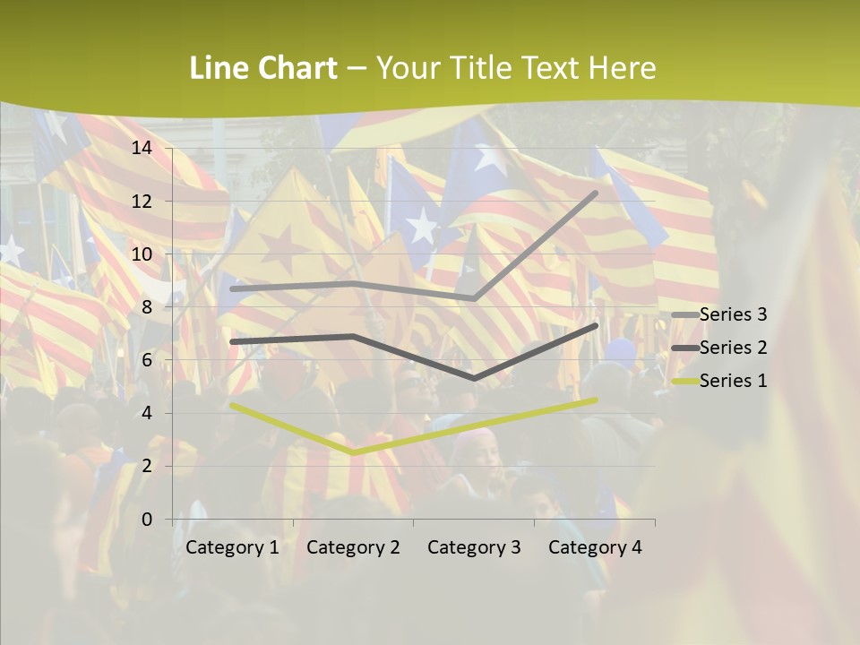 Independentist City Estelada PowerPoint Template
