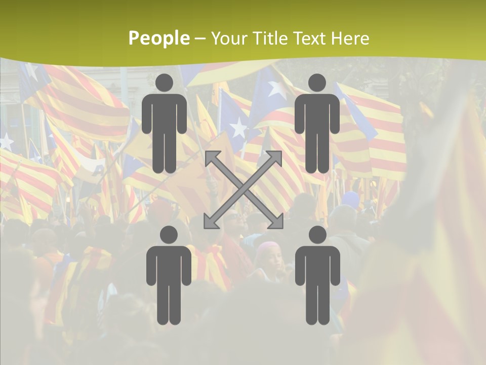 Independentist City Estelada PowerPoint Template
