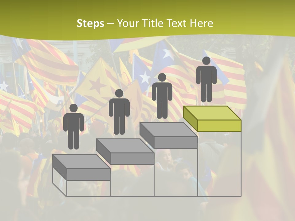 Independentist City Estelada PowerPoint Template