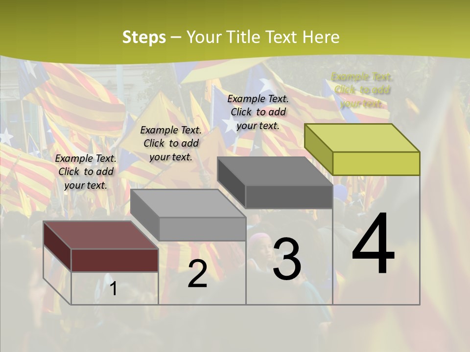 Independentist City Estelada PowerPoint Template