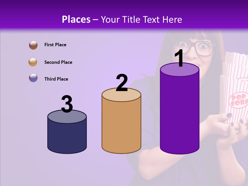 Projection Teenager Showtime PowerPoint Template