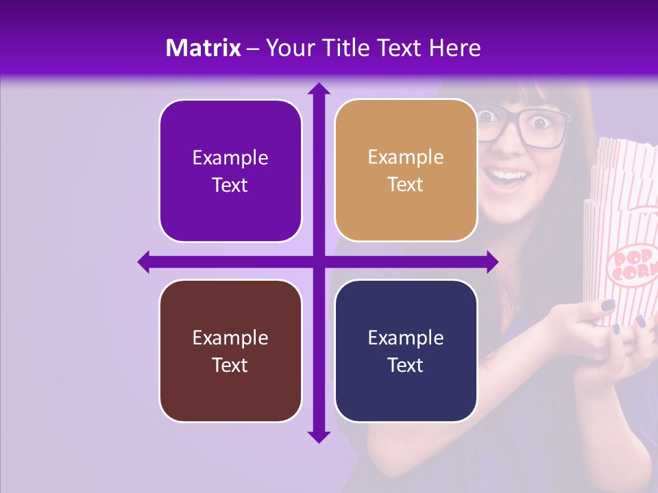 Projection Teenager Showtime PowerPoint Template