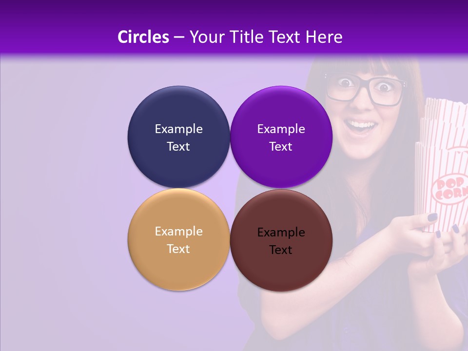 Projection Teenager Showtime PowerPoint Template