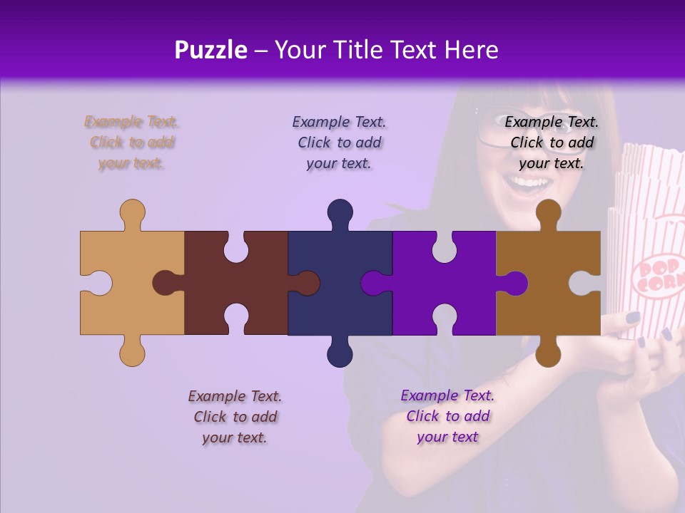 Projection Teenager Showtime PowerPoint Template