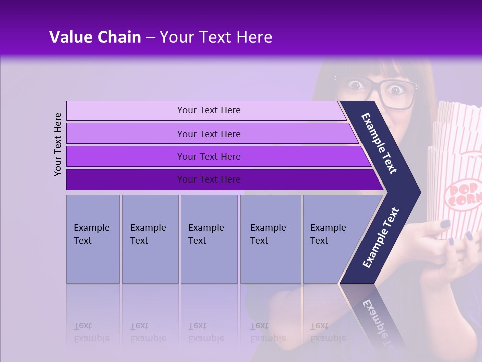 Projection Teenager Showtime PowerPoint Template