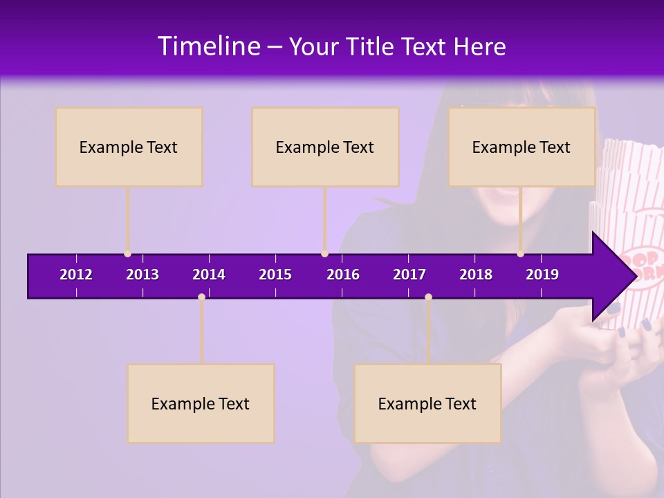 Projection Teenager Showtime PowerPoint Template