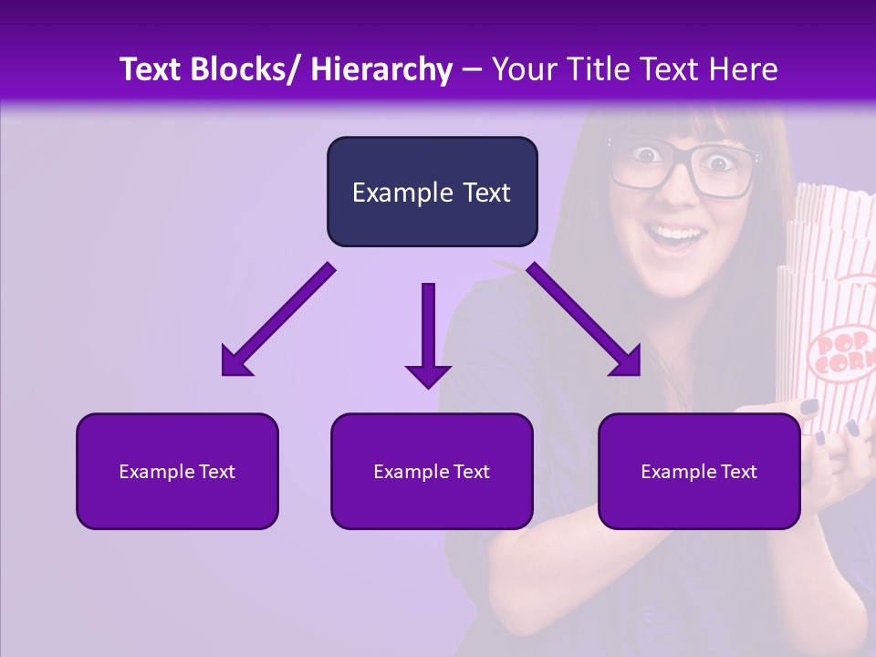 Projection Teenager Showtime PowerPoint Template