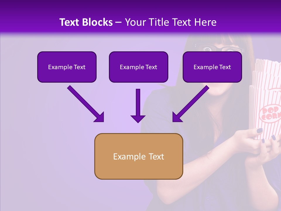 Projection Teenager Showtime PowerPoint Template