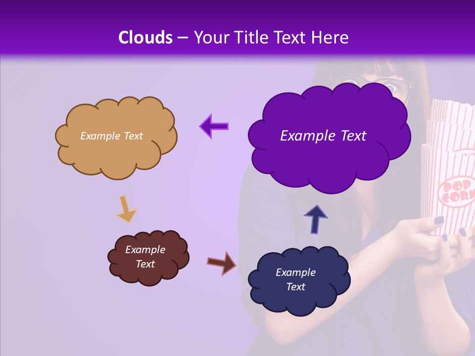 Projection Teenager Showtime PowerPoint Template