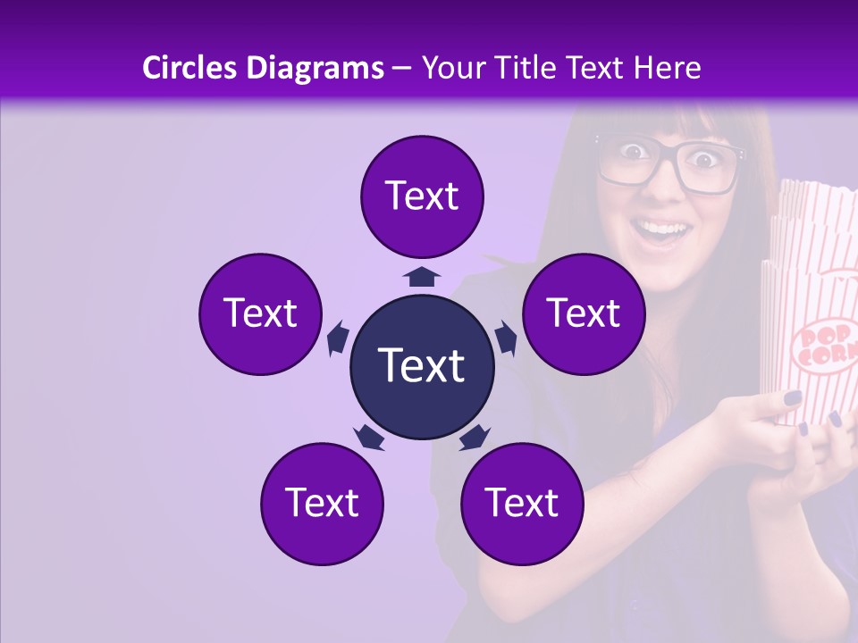 Projection Teenager Showtime PowerPoint Template