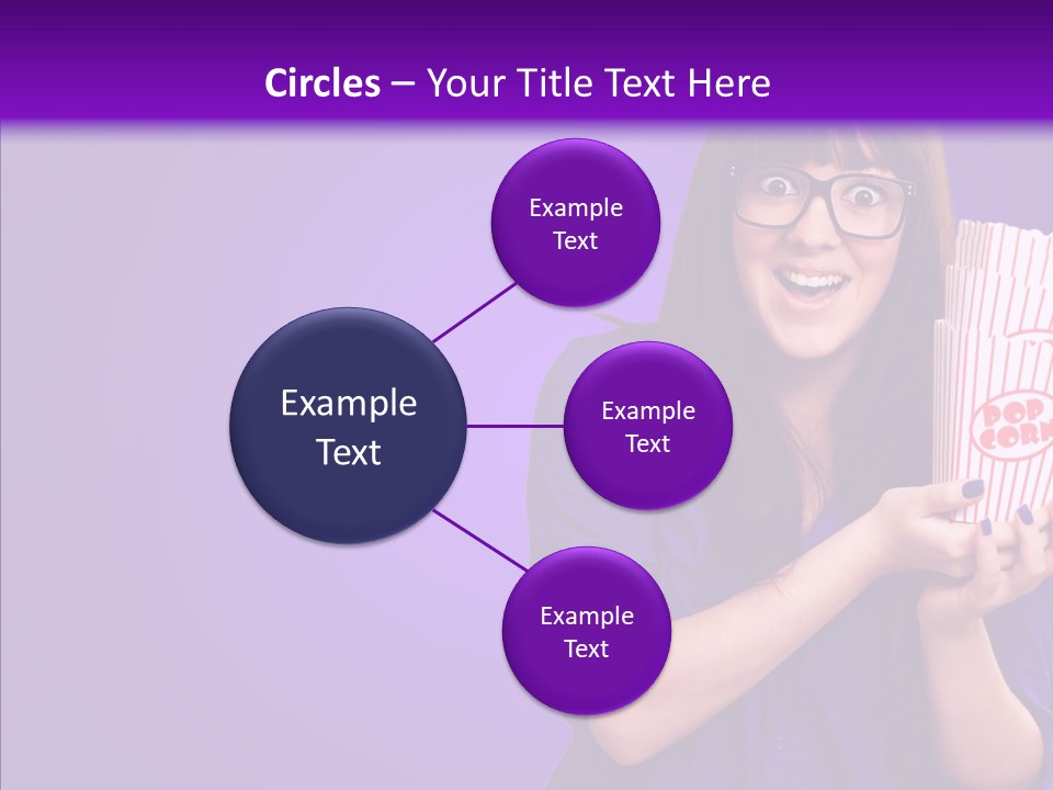 Projection Teenager Showtime PowerPoint Template