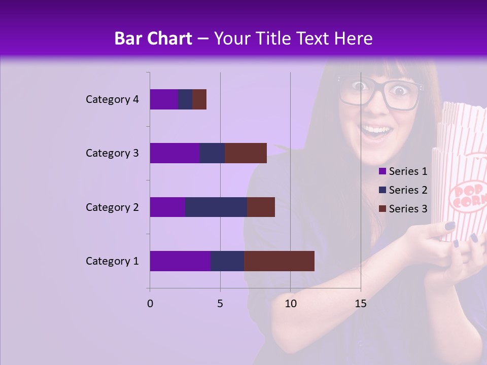 Projection Teenager Showtime PowerPoint Template