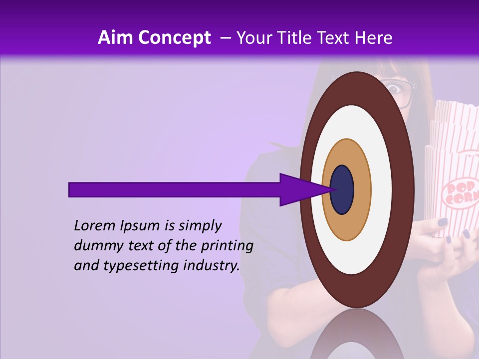 Projection Teenager Showtime PowerPoint Template